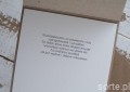 Ręcznie robiona kartka na zakończenie roku dla nauczyciela polskiego, pani przedszkolanki SORTE.pl