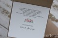 Kartka na chrzest dla dziewczynki - ręcznie robiona piękne życzenia na chrzciny od matki chrzestnej SORTE.pl