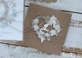 Kartka na chrzest personalizowana - prezent - pamiątka chrztu z życzeniami od matki chrzestnej SORTE.pl