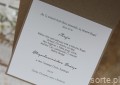 Kartka na chrzest personalizowana - prezent - pamiątka chrztu z życzeniami SORTE.pl
