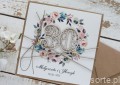 Personalizowana ręcznie robiona kartka na trzydziestą rocznicę ślubu - prezent życzenia z okazji 30 rocznicy ślubu SORTE.pl