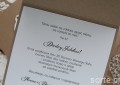 Personalizowana ręcznie robiona kartka życzenia na rocznicę ślubu z pudełkiem i kopertą na pieniądze 30 perłowa rocznica ślubu SORTE.pl