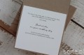 Handmade boho wedding card with personalization