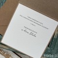 Wyjątkowa personalizowana kartka ślubna ręcznie robiona boho życzenia na ślub od świadkowej