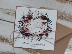 Personalizowany prezent - kartka ręcznie robiona na 45 urodziny, pomysł na prezent urodzinowy z personalizacją dla kobiety, mężczyzny + personalizowane najpiękniejsze życzenia urodzinowe 