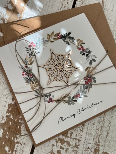 Stylowa ręcznie robiona kartka świąteczna Merry Christmas card sorte.pl christmas wishes 3.jpeg