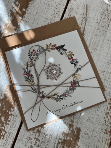 Stylowa ręcznie robiona kartka świąteczna Merry Christmas card sorte.pl christmas wishes 6.jpeg