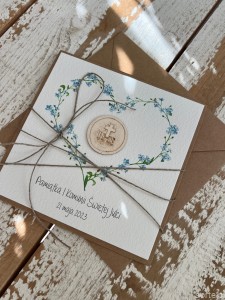 Personalizowana ręcznie robiona kartka komunijna, prezent na komunię - pamiątka komunii + najpiękniejsze życzenia dla dziewczynki, chłopca od matki chrzestnej, ojca chrzestnego, dziadków
