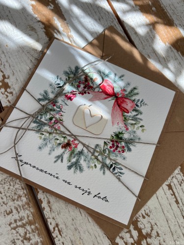 Voucher handmade - ręcznie robione zaproszenia na sesję fotograficzną/zdjęciową