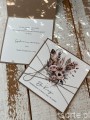 Personalizowany prezent - kartka ręcznie robiona na 18 urodziny, pomysł na prezent osiemnastka z personalizacją + personalizowane najpiękniejsze życzenia urodzinowe - boho
