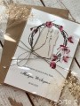 Personalizowany prezent - wyjątkowa kartka ślubna ręcznie robiona w stylu boho na ślub pomysł prezent ślubny z personalizacją + personalizowane najpiękniejsze życzenia ślubne duża A5