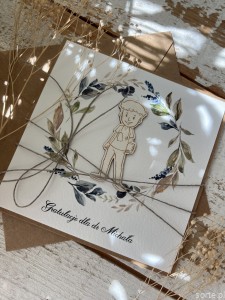 Personalizowana ręcznie robiona kartka gratulacje z okazji uzyskania absolutorium obrony pracy licencjackiej, magisterskiej, doktorskiej 