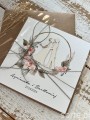 Oryginalna kartka ślubna ręcznie robiona boho Helena i Jakub