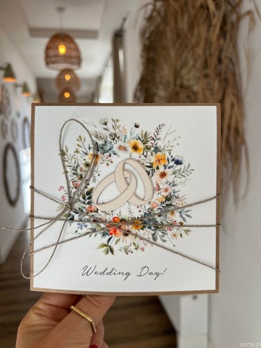 Kartka ślubna wedding card on youe Wedding Day