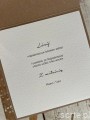 Wyjątkowa kartka ręcznie robiona na chrzest święty dla chłopca, prezent/pamiątka chrztu literka F
