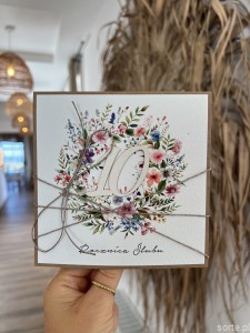 Rustykalna kartka na 10. rocznicę ślubu - pomysł na prezent - życzenia od serca