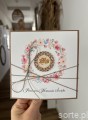 Wyjątkowa kartka komunijna ręcznie robiona pamiątka komunii - prezent dla dziewczynki + gotowe najpiękniejsze życzenia komunijne