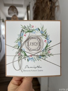 Wyjątkowa kartka na komunię, pamiątka komunii - prezent dla dziewczynki, dla chłopca + gotowe najpiękniejsze życzenia komunijne