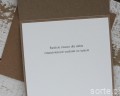 Ręcznie robiona kartka na ślub z obrączkami w wianuszku