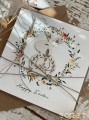 Kartka wielkanocna ręcznie robiona po angielsku Happy Easter handmade card