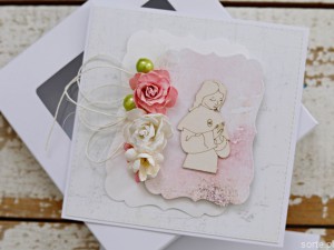 Pamiątka komunii - elegancka kartka na komunię ręcznie robiona + najpiękniejsze życzenia komunijne