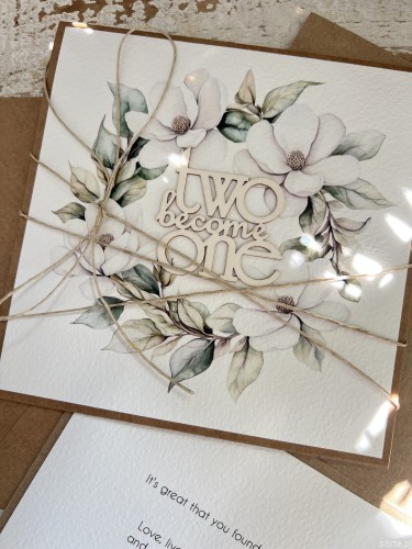 Kartka ślubna wedding card 2bocome1