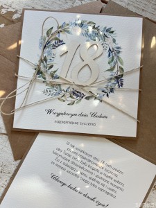 Wyjątkowa ręcznie robiona kartka na 18-ste urodziny, osiemnastka, pomysł na prezent życzenia na osiemnastkę dla chłopaka