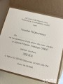 Personalizowany voucher podarunkowy na Boże Narodzenie, bon prezentowy, zaproszenie na masaż, do spa, itp. - kartka ręcznie robiona z personalizacją