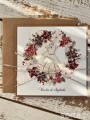 Personalizowany voucher podarunkowy na Boże Narodzenie, bon prezentowy, zaproszenie do stylistki - kartka ręcznie robiona z personalizacją