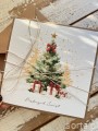 Kartka świąteczna ręcznie robiona na Boże Narodzenie choinka 2