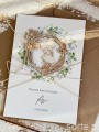 Kartka komunijna ręcznie robiona z imieniem od matki chrzestnej, ojca chrzestnego, babci, dziadka - pamiątka komunii - prezent na komunię od rodziców - przepiękne życzenia komunijne od serca dla dziewczynki A5 prezent komunijny