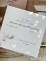 Zestaw - 10 szt. Zaproszenia na komunię handmade - zaproszenia komunijne gołąbek