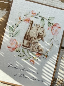 Kartka na pożegnanie współpracownika, pracownika powodzenia w nowej pracy, podziękowanie za współpracę, powodzenia A5