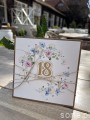 Kartka ręcznie robiona na 18 urodziny, osiemnastka prezent