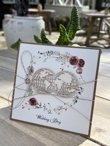 Kartka ślubna wedding day handmade wedding card 