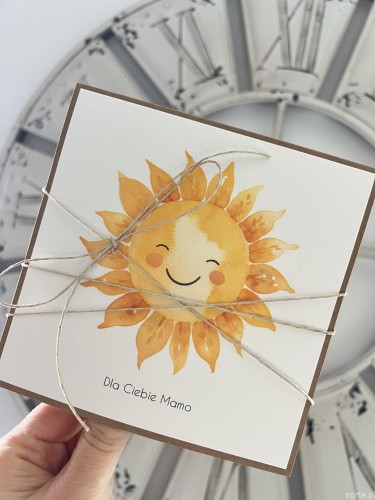 Ręcznie robiona kartka na dzień matki, dla mamy - dla Ciebie Mamo