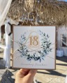 Wyjątkowa ręcznie robiona kartka na 18-ste urodziny, osiemnastka, pomysł na prezent życzenia na osiemnastkę dla chłopaka od matki chrzestnej