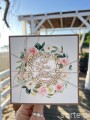 Kartka ślubna handmade boho ręcznie robiona z życzeniami