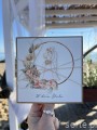 Kartka ślubna handmade boho młoda para