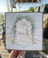Personalizowana kartka na ślub, ślubna ręcznie robiona  - życzenia ślubne