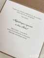 Ręcznie robiona kartka ślubna w dniu ślubu - gotowe życzenia ślubne