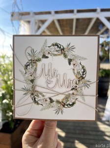 Kartka ślubna Wedding Day handmade wedding card życzenia ślubne po angielsku