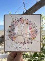 Kartka ślubna Wedding Day handmade wedding card życzenia ślubne po angielsku