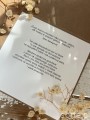Ręcznie robiona kartka życzenia z okazji 50. rocznicy ślubu - rocznica ślubu - prezent życzenia na rocznicę ślubu w pudełku