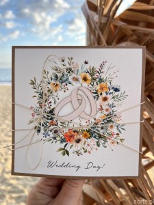 Kartka ślubna wedding card on your  Wedding Day