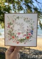 Kartka ślubna ręcznie robiona boho wedding card man&amp;wife