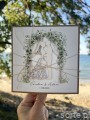 Personalizowana kartka na ślub, ślubna ręcznie robiona  - życzenia ślubne