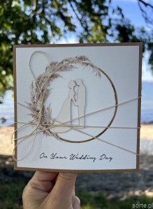 Kartka ślubna na ślub + piękne życzenia angielski wedding card on your Wedding Day boho