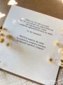 Personalizowana ręcznie robiona kartka ślubna w dniu ślubu - piękne życzenia ślubne