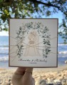 Personalizowana kartka ślubna ręcznie robiona  - życzenia ślubne